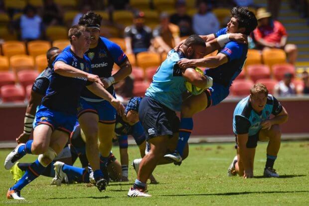 Tolu Latu says out of my way, Waratahs v Panasonic Wild Knights