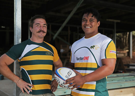 Bronson Fotualii-Tauakipulu & Hunter Thomas - Green and Gold Rugby