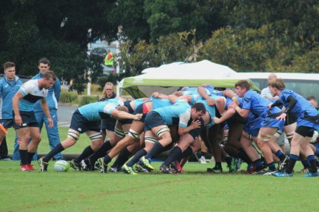 Scrums from both sides were excellent in the conditions