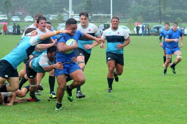 Shambeckler Vui about to score second try