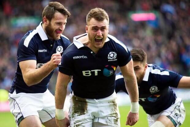 Stuart Hogg - pleased with try