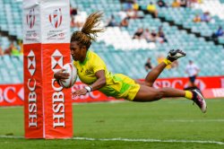 Ellia Green was a welcome return for the Aussie 7's in Sydney