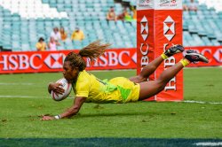 Ellia Green was a welcome return for the Aussie 7's in Sydney