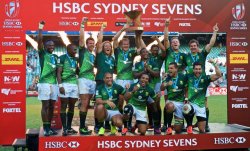 South African Blitzbokke are the 2017 HSBC Sydney 7s champions. Photo Credit: Mike Harper