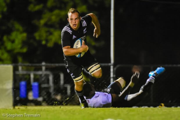 Flanker Tom Christie scores his second try