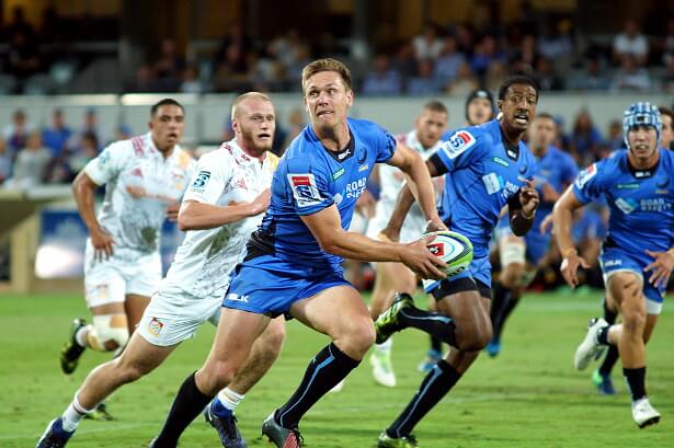 Dane Haylett-Petty in typical pose before he had to retire injured