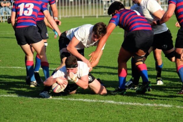 Ben Youngs scores first try of match