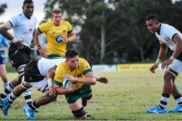 Reece Hewat crashed over for an early try