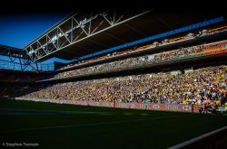 Afternoon rugby at Suncorp Stadium