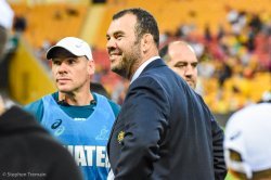 Michael Cheika, Nathan Grey and Mario Ledesma