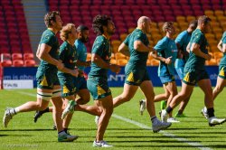 Jack Dempsey, Joe Powell, Karmichael Hunt & Stephen Moore at the Captain's Run