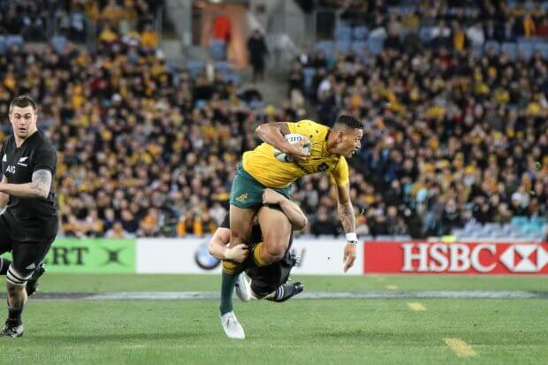 Wallabies v All Blacks 19 Aug 2017 Bledisloe 1 first half