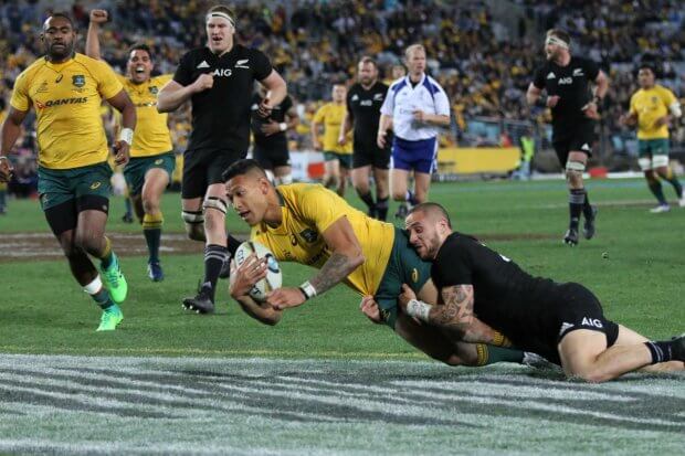 Wallabies v All Blacks 19 Aug 2017 Bledisloe 2nd first half-6