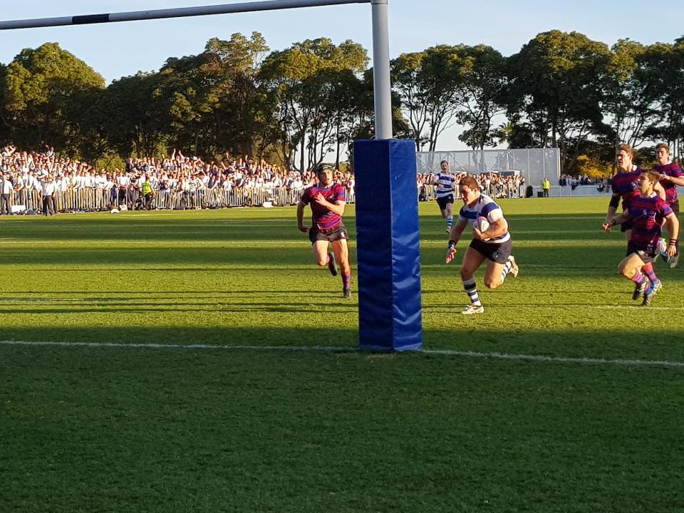 Beatty about to score what many thought would be winning try Photo by Rich_E 