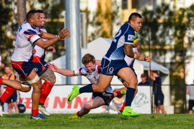 Duncan Paia'aua breaks through to score