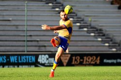 Quade Cooper kicking for distance for Brisbane City against the Fiji Drua. Yes I said distance!