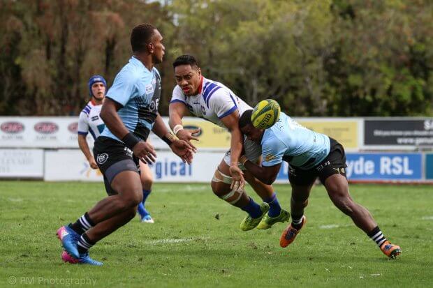 Tevita Piukala offloading.