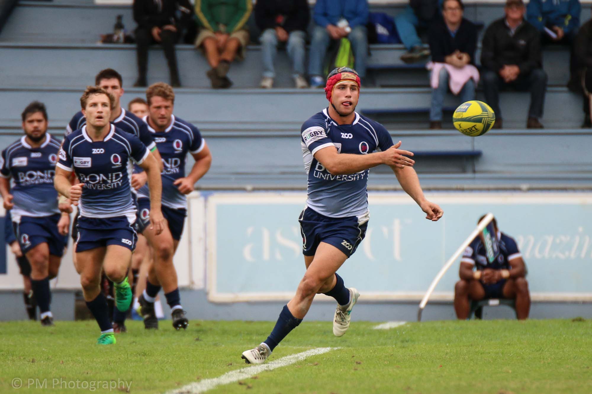Hamish Stewart distributing the pill.