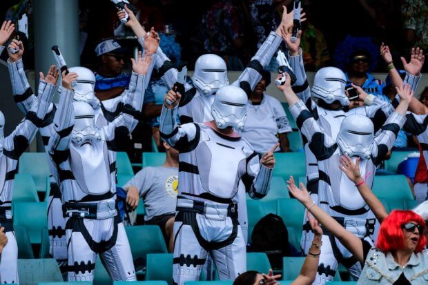 Sydney 7s 2018 Star Wars fans