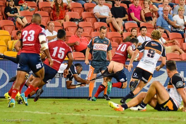 Cheeky flyhalf Jono Lance kicked nine of Queensland's points.