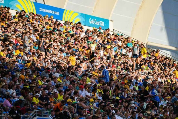 Crowd at Robina Stadium