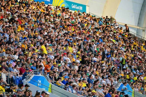 Crowd at Robina Stadium