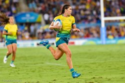 Charlotte Caslick, Australia v Fiji 