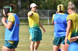 Tim Walsh during Aussie Women training session