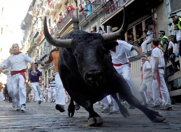 running withe the bulls