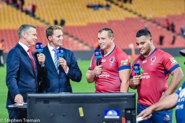 JP Smith and Taniela Tupou tell the Foxsports crew how it was done