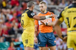 Angus Gardner edged TJ Perenara for referee of the year