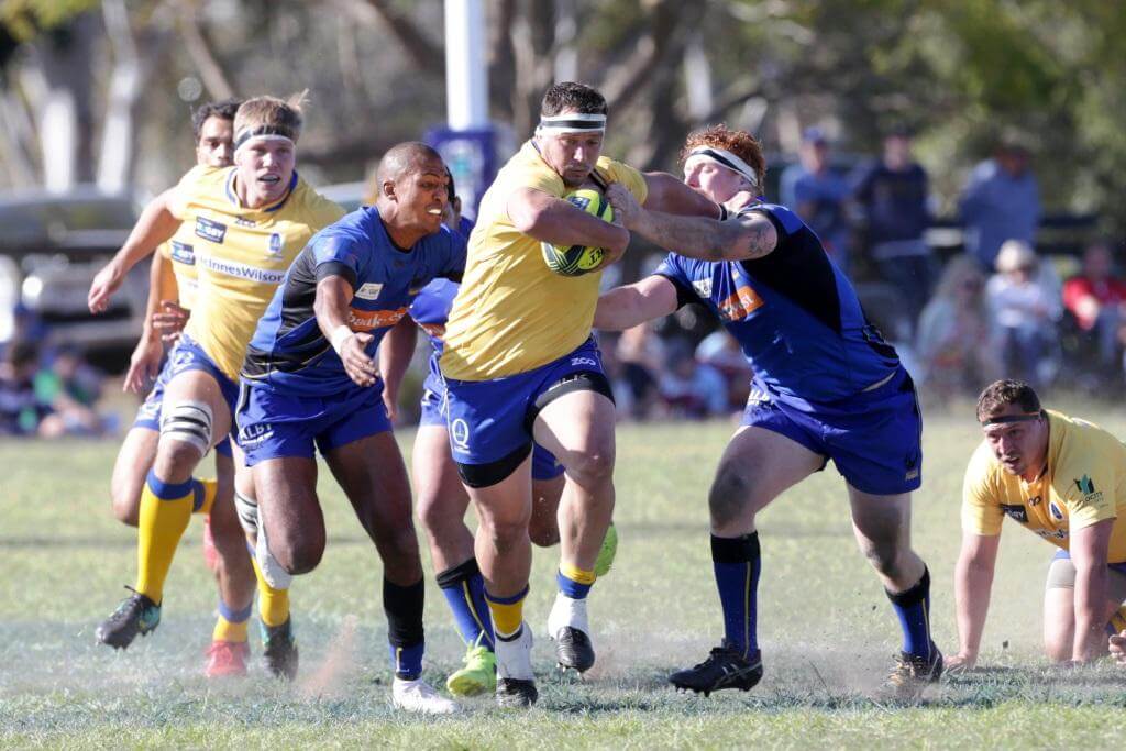 Smith charge Force v Brisbane NRC 2018 (Credit: Sportography/QRU)