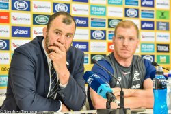 Michael Cheika and David Pocock post match press conference