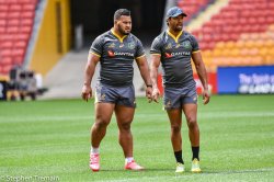 Taniela Tupou and Kurtley Beale