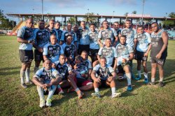 Fiji Drua celebrate v Melbourne Rising NRC 2018 (Credit Rugby Australia)