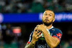 Quade Cooper catches Waratahs v Rebels 2019 (Credit Keith McInnes)