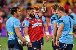 Latu with the Waratahs last Saturday despite his impeding charges