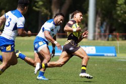 Isaak Fines dashes Western Force v Brisbane City NRC 2019 (Credit Delphy)