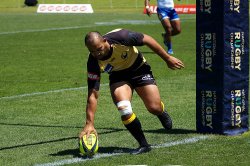 Jonah Placid scores Western Force v Brisbane City NRC 2019 (Credit Delphy)