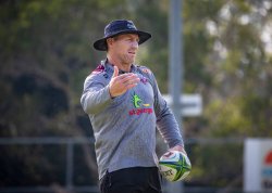 Brad Thorn coaching Reds