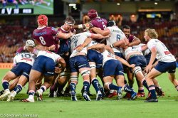 A Queensland Reds rolling maul led to their first try
